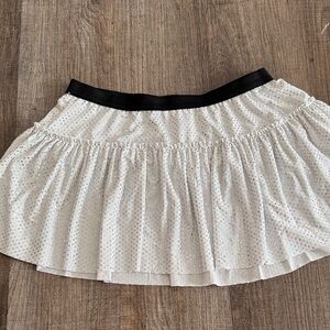 Sparkle Athletic White Running skirt